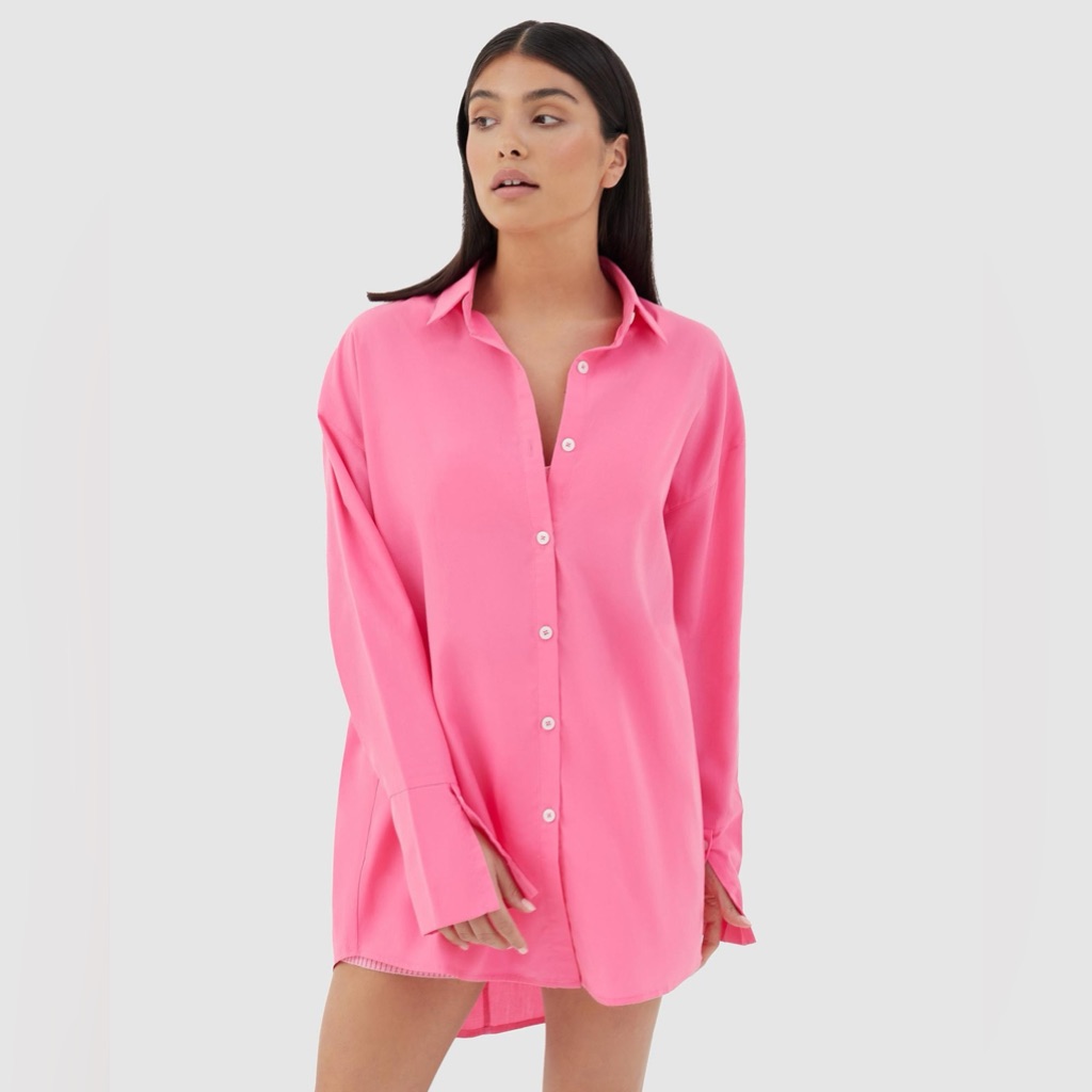 4th & Reckless Capri Button Down Elsa Hosk Top / Dress